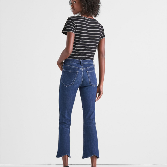 Lucky Brand Lace-Up Crop Flare Jeans – Size 25 NWOT - Picture 3 of 4